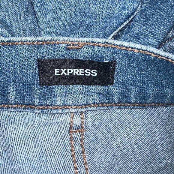 Express Women Mom Jeans Super High Rise - Picture 5 of 7
